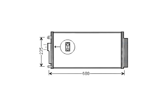 Condenseur, climatisation FTA5386D Ava Quality Cooling