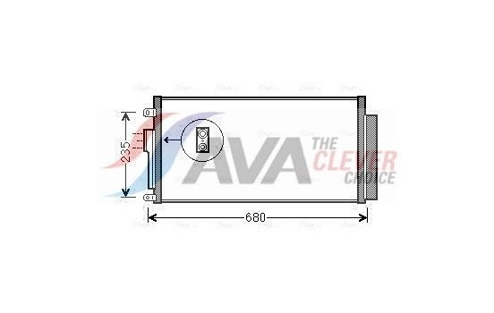 Condenseur, climatisation FTA5386D Ava Quality Cooling, Image 2