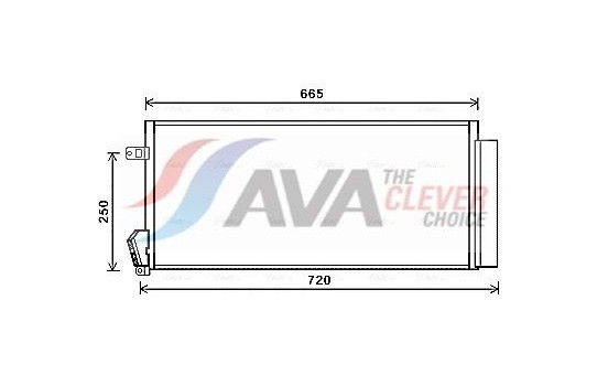Condenseur, climatisation FTA5396D Ava Quality Cooling, Image 2