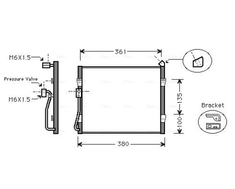 Condenseur, climatisation HD5089 Ava Quality Cooling
