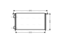 Condenseur, climatisation HD5210 Ava Quality Cooling