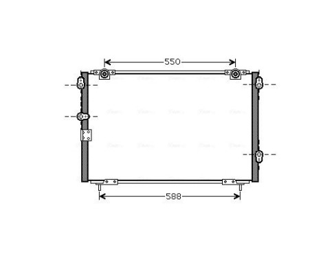 Condenseur, climatisation HD5221 Ava Quality Cooling