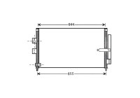 Condenseur, climatisation HD5223D Ava Quality Cooling