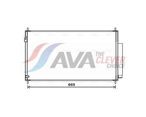 Condenseur, climatisation HD5290D Ava Quality Cooling