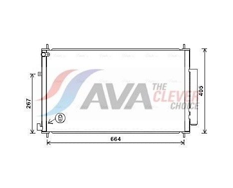 Condenseur, climatisation HD5309D Ava Quality Cooling