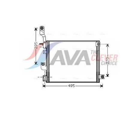 Condenseur, climatisation HY5194 Ava Quality Cooling