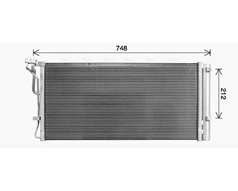 Condenseur, climatisation HY5480D Ava Quality Cooling