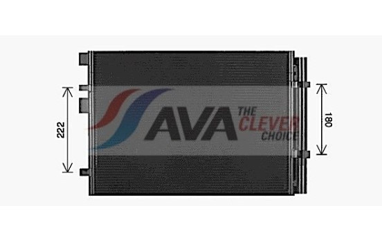 Condenseur, climatisation HY5481D Ava Quality Cooling