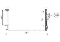 Condenseur, climatisation HYA5279D Ava Quality Cooling