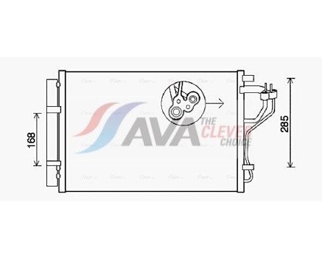 Condenseur, climatisation HYA5308D Ava Quality Cooling