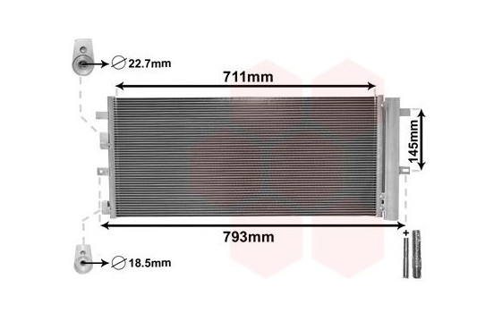Condenseur, climatisation *** IR PLUS *** 18015701 International Radiators Plus