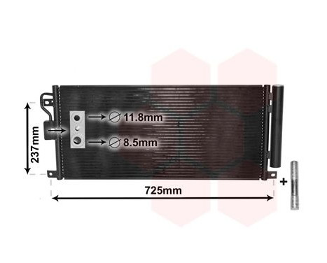 Condenseur, climatisation *** IR PLUS *** 37005638 International Radiators Plus