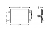 Condenseur, climatisation *** IR PLUS *** 43005256 International Radiators Plus