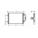 Condenseur, climatisation *** IR PLUS *** 43005256 International Radiators Plus