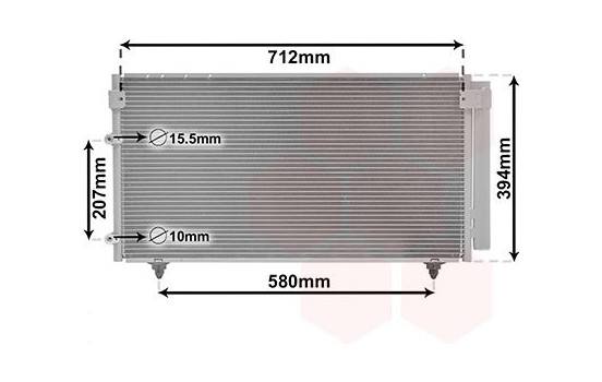 Condenseur, climatisation *** IR PLUS *** 53005383 International Radiators Plus, Image 2