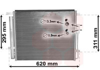 Condenseur, climatisation *** IR PLUS *** 82005343 International Radiators Plus