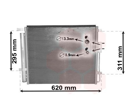 Condenseur, climatisation *** IR PLUS *** 82005343 International Radiators Plus