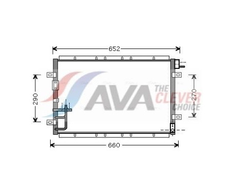 Condenseur, climatisation KA5030 Ava Quality Cooling