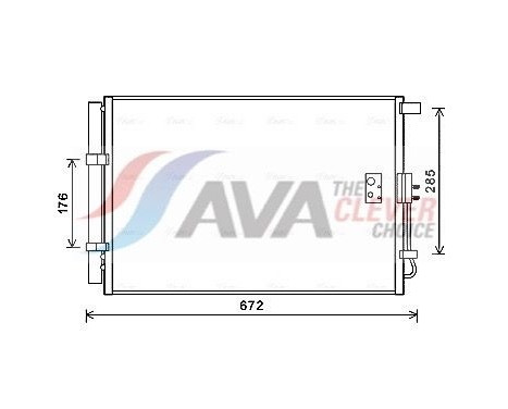 Condenseur, climatisation KA5229D Ava Quality Cooling