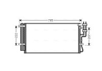 Condenseur, climatisation KAA5110D Ava Quality Cooling