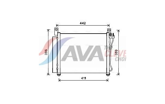 Condenseur, climatisation KAA5158D Ava Quality Cooling, Image 2