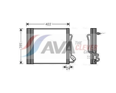Condenseur, climatisation MCA5001D Ava Quality Cooling