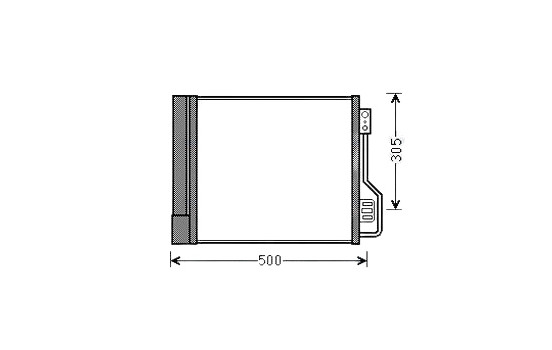 Condenseur, climatisation MCA5013D Ava Quality Cooling