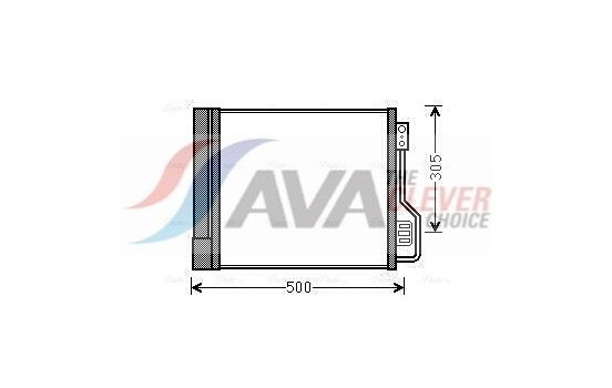 Condenseur, climatisation MCA5013D Ava Quality Cooling, Image 2