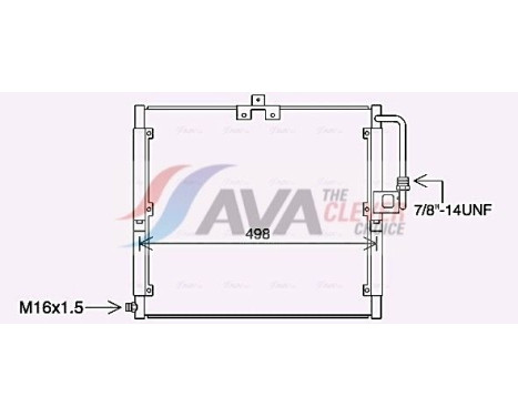 Condenseur, climatisation MS5709 Ava Quality Cooling
