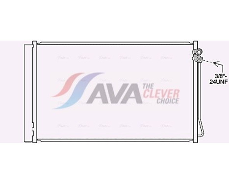 Condenseur, climatisation MS5717D Ava Quality Cooling