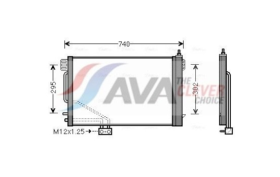 Condenseur, climatisation MSA5200D Ava Quality Cooling, Image 2