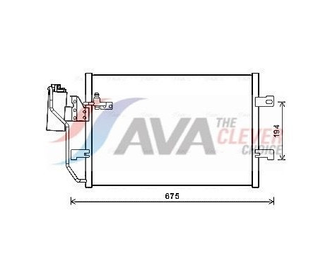 Condenseur, climatisation MSA5289D Ava Quality Cooling