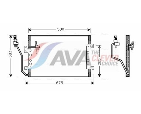 Condenseur, climatisation MSA5330 Ava Quality Cooling