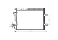 Condenseur, climatisation MSA5392 Ava Quality Cooling