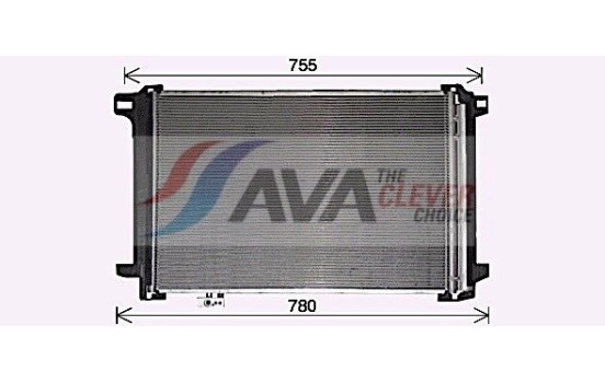 Condenseur, climatisation MSA5450D Ava Quality Cooling, Image 4