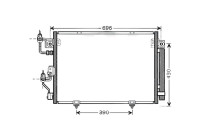 Condenseur, climatisation MT5191D Ava Quality Cooling