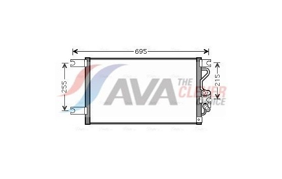 Condenseur, climatisation MT5206 Ava Quality Cooling, Image 2