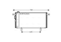 Condenseur, climatisation MT5211D Ava Quality Cooling