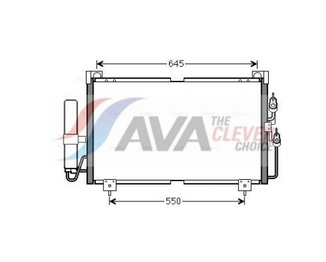 Condenseur, climatisation MT5213D Ava Quality Cooling