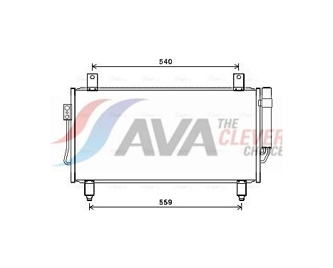 Condenseur, climatisation MT5252D Ava Quality Cooling