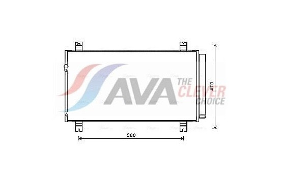 Condenseur, climatisation MT5258D Ava Quality Cooling, Image 2