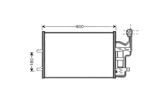 Condenseur, climatisation MZ5184D Ava Quality Cooling