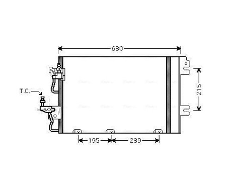 Condenseur, climatisation OL5366D Ava Quality Cooling, Image 2