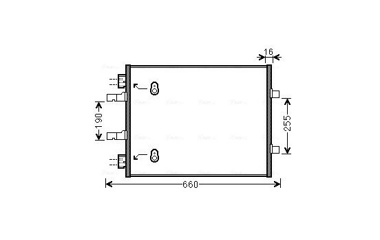 Condenseur, climatisation OL5480 Ava Quality Cooling