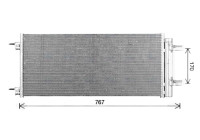 Condenseur, climatisation OL5724D Ava Quality Cooling