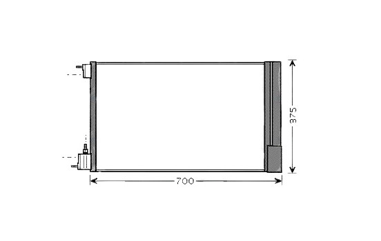 Condenseur, climatisation OLA5478D Ava Quality Cooling