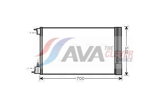 Condenseur, climatisation OLA5478D Ava Quality Cooling, Image 2