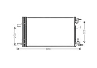 Condenseur, climatisation OLA5499D Ava Quality Cooling