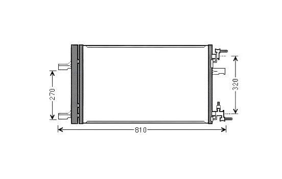Condenseur, climatisation OLA5499D Ava Quality Cooling