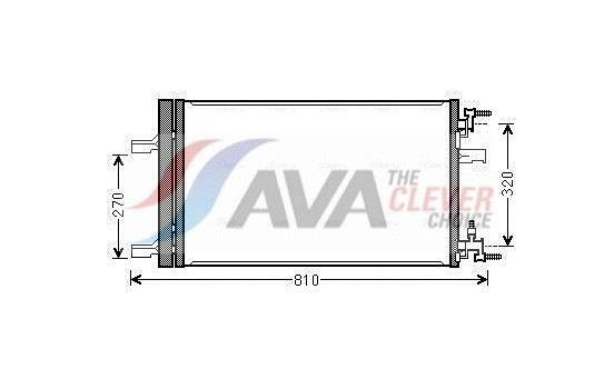 Condenseur, climatisation OLA5499D Ava Quality Cooling, Image 2